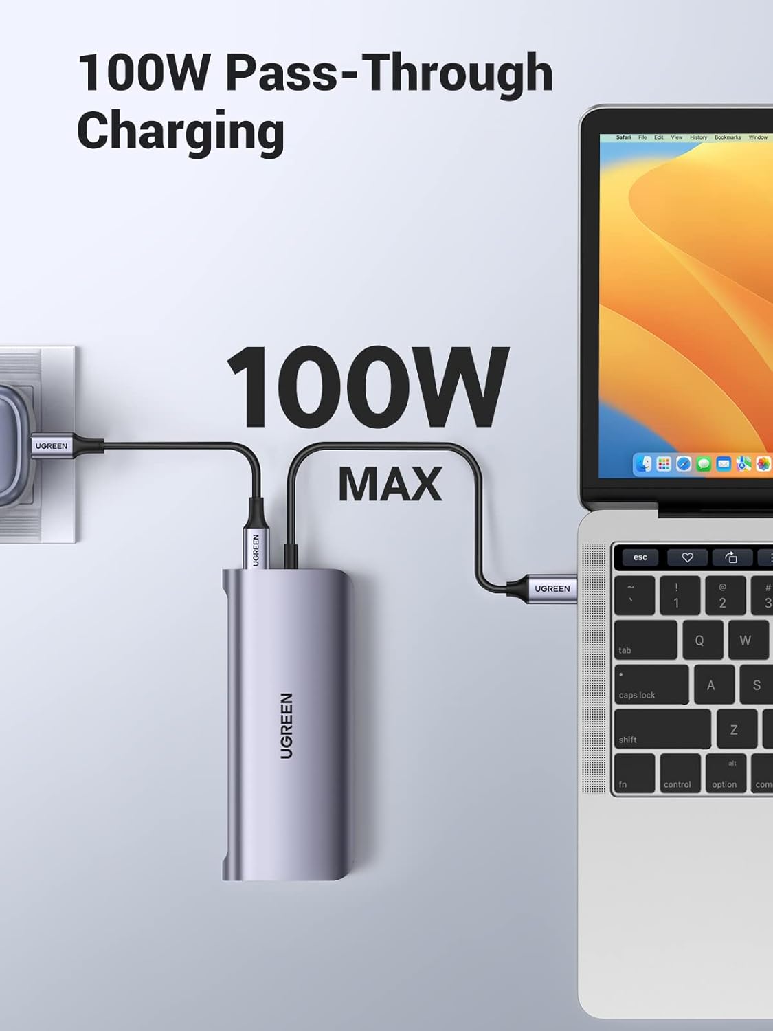 UGREEN USB C Hub, 10-in-1 USB-C Docking Station, 4K HDMI& VGA Dual Monitor, 1Gbps Ethernet, 100W PD, 3 3.0 Ports, 3.5mm Audio Jack, SD/TF Card Reader Multiport Adapter for MacBook iPad Dell HP UGREEN USB C Hub, 10-in-1 USB-C Docking Station, 4K HDMI& VGA Dual Monitor, 1Gbps Ethernet, 100W PD, 3 3.0 Ports, 3.5mm Audio Jack, SD/TF Card Reader Multiport Adapter for MacBook iPad Dell HP